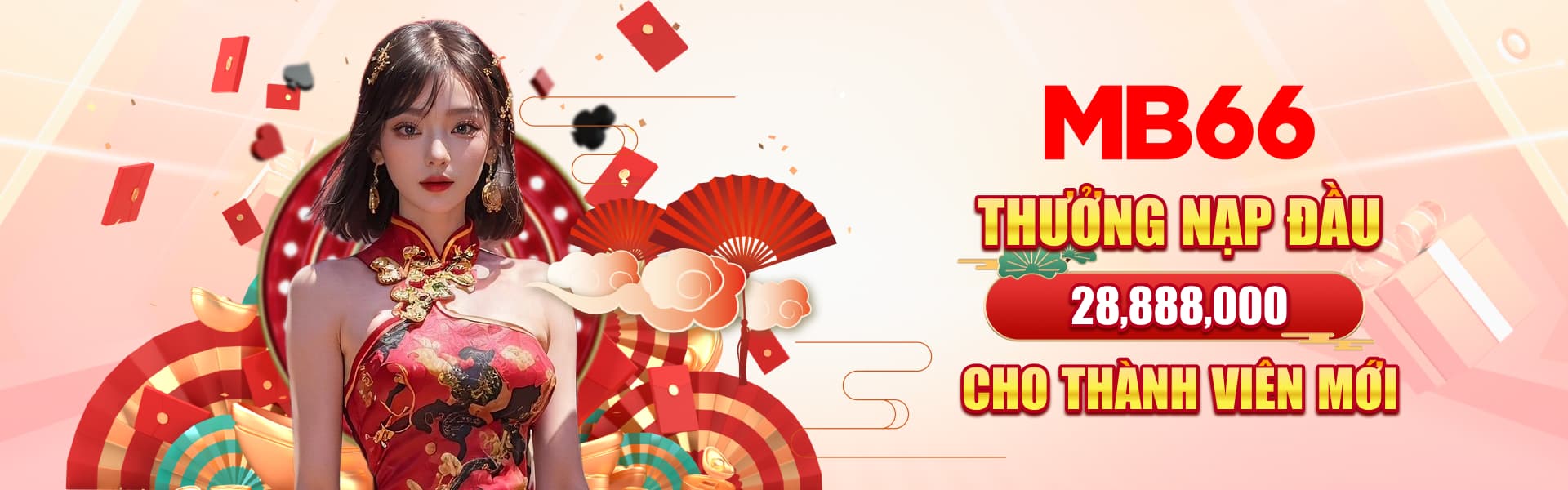Thưởng nạp đầu cho thành viên mới khi đăng ký MB66